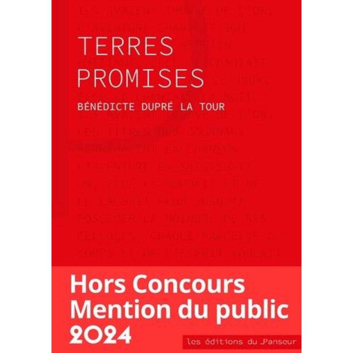 TERRES PROMISES, Dupré la Tour Bénédicte
