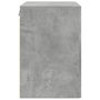 Voir la diapositive 5 : VIDAXL Armoire murale gris beton 80x42,5x64 cm bois d'ingenierie
