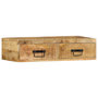 Voir la diapositive 3 : VIDAXL Meuble TV mural 80x30x19 cm bois massif de manguier brut