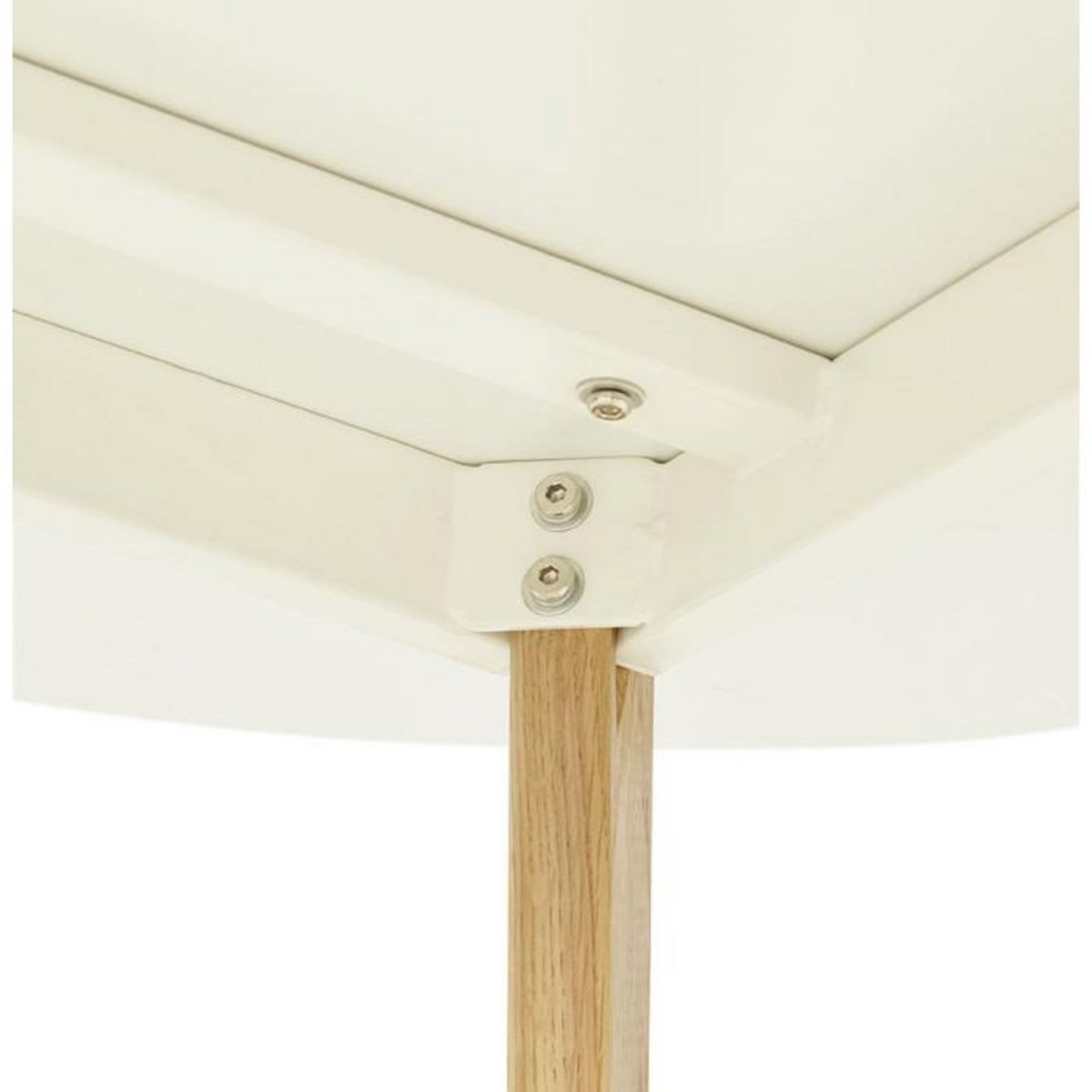 Paris Prix Table de Repas Scandinave  Pacio  90cm Blanc