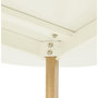 Voir la diapositive 6 : Paris Prix Table de Repas Scandinave  Pacio  90cm Blanc