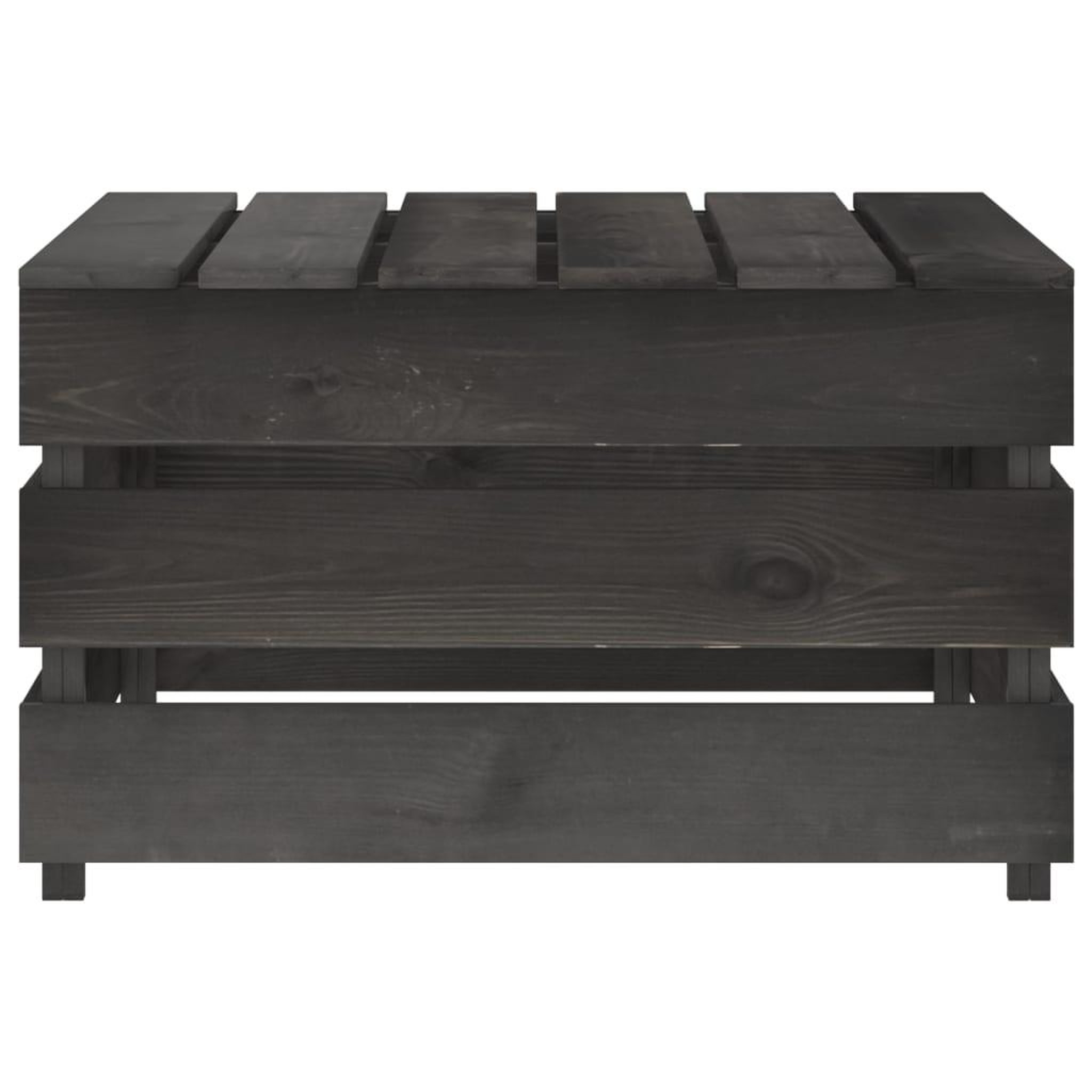 Voir la diapositive 3 : VIDAXL Table palette de jardin Bois de pin impregne