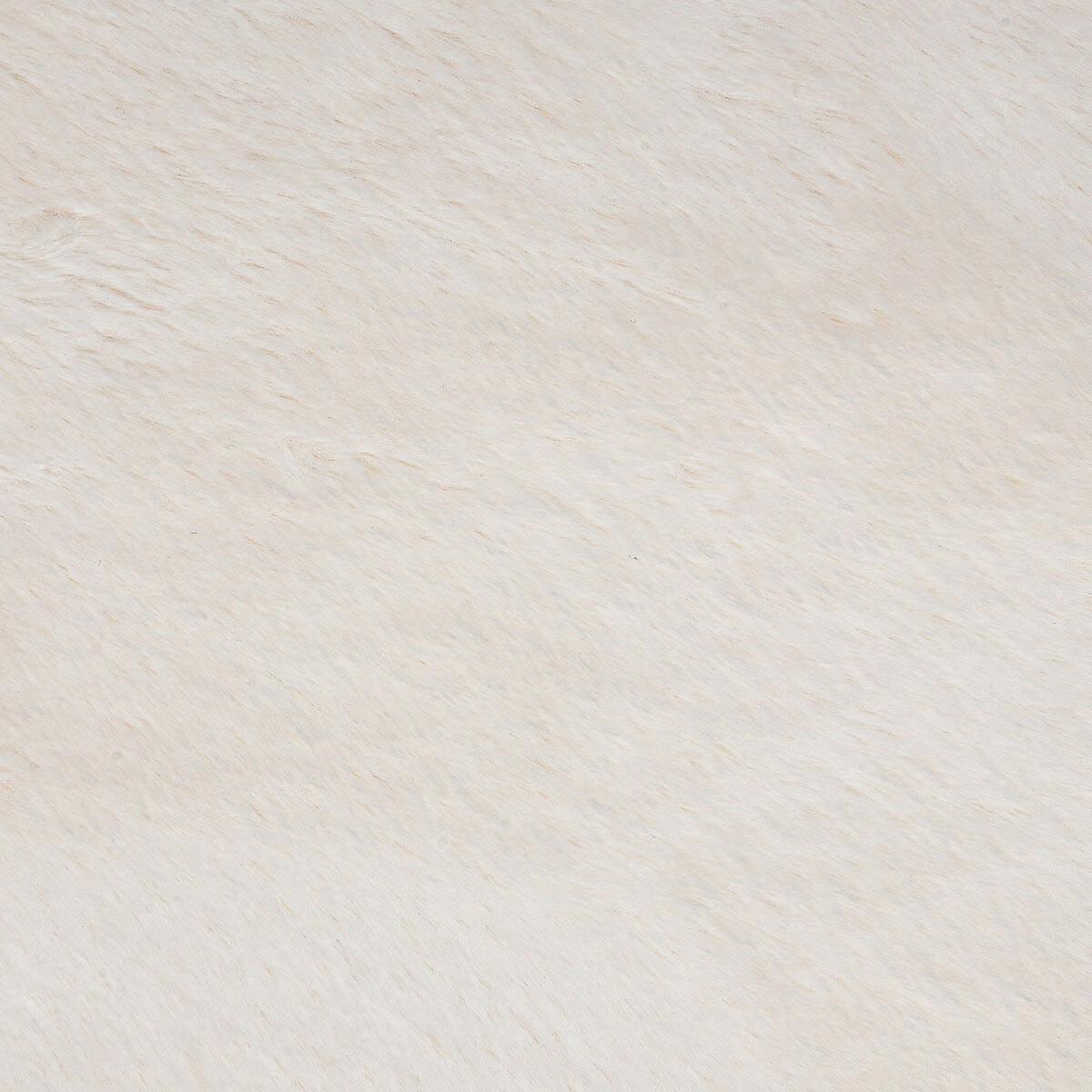 Voir la diapositive 2 : ATMOSPHERA Tapis imitation fourrure  automne  118cm blanc