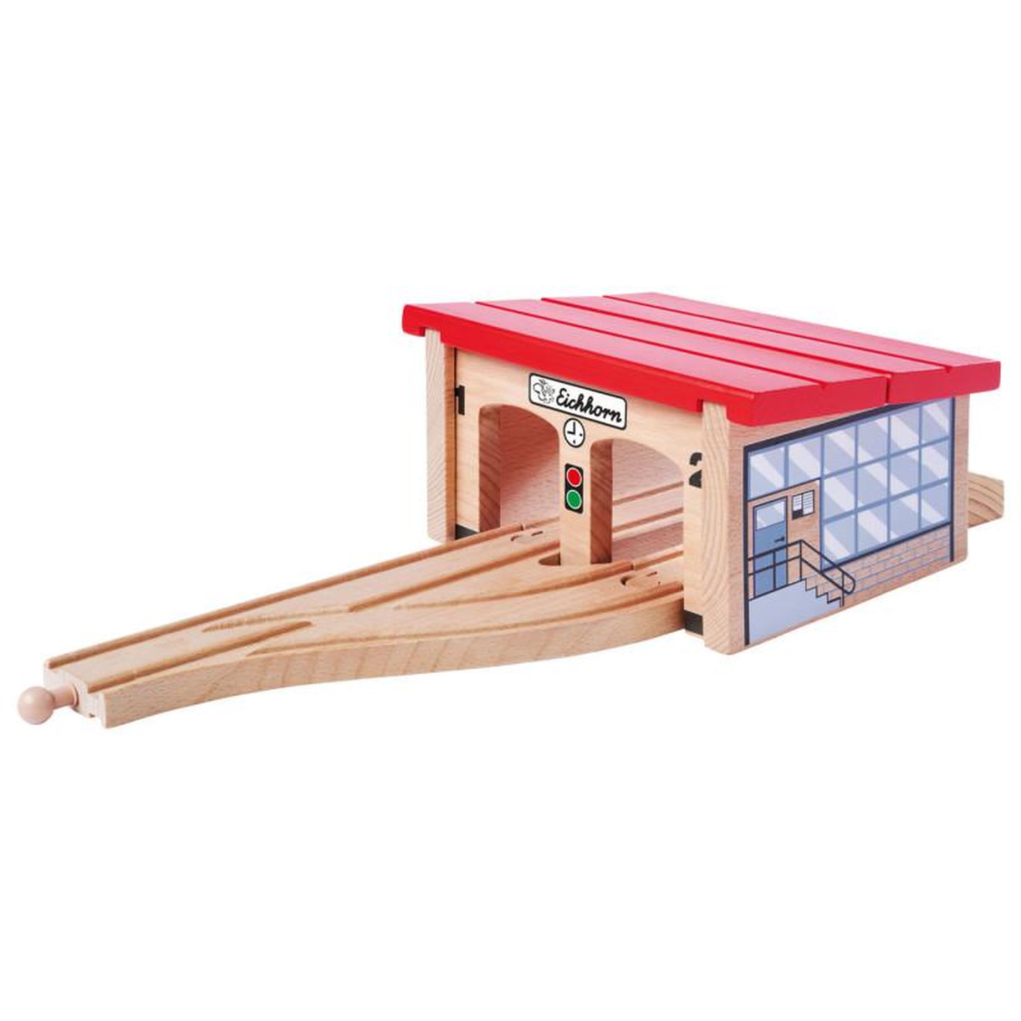 Voir la diapositive 4 : Eichhorn Eichhorn Train Rails Locomotive Shed, 6dlg. 100006502