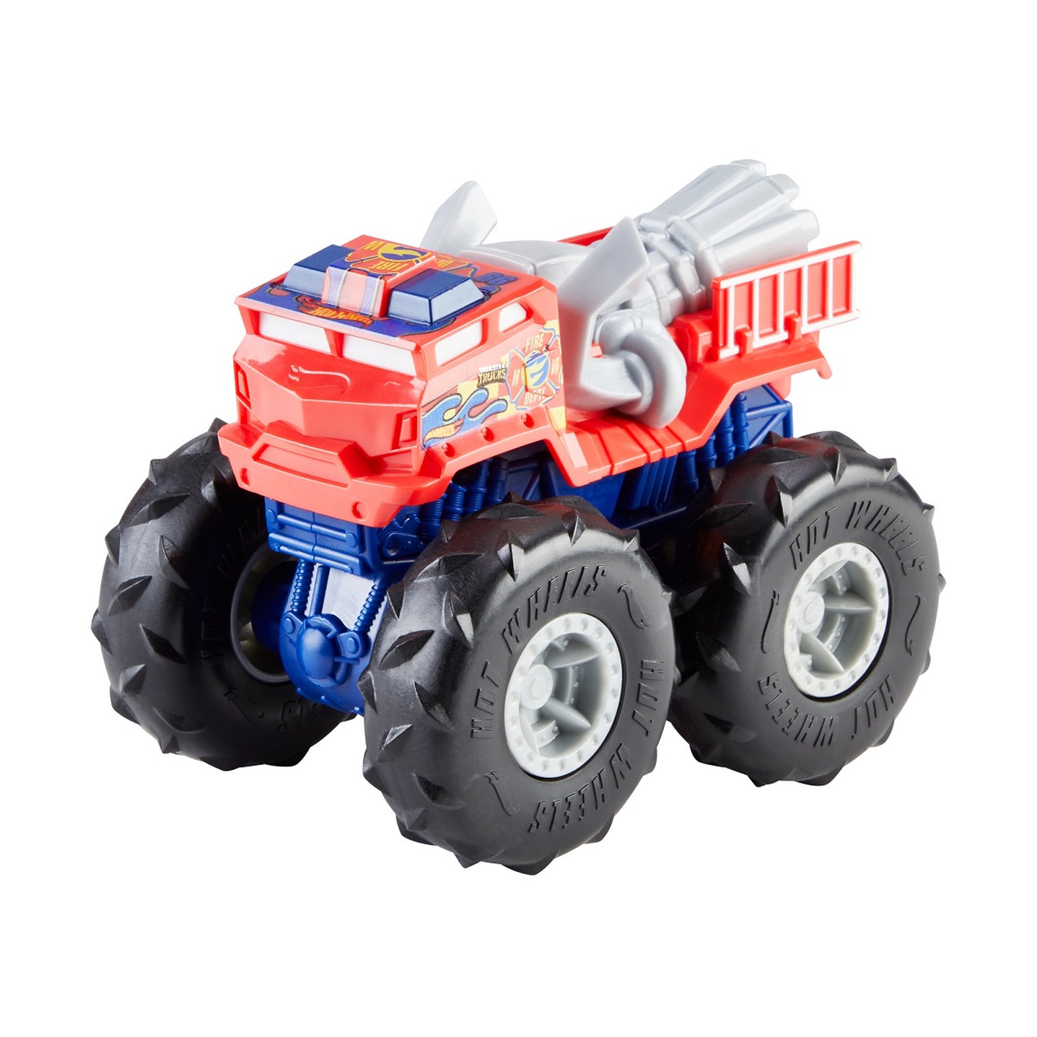 Voir la diapositive 2 : MATTEL Hot Wheels - Véhicule Monster Trucks 1/43 - 5 alarm