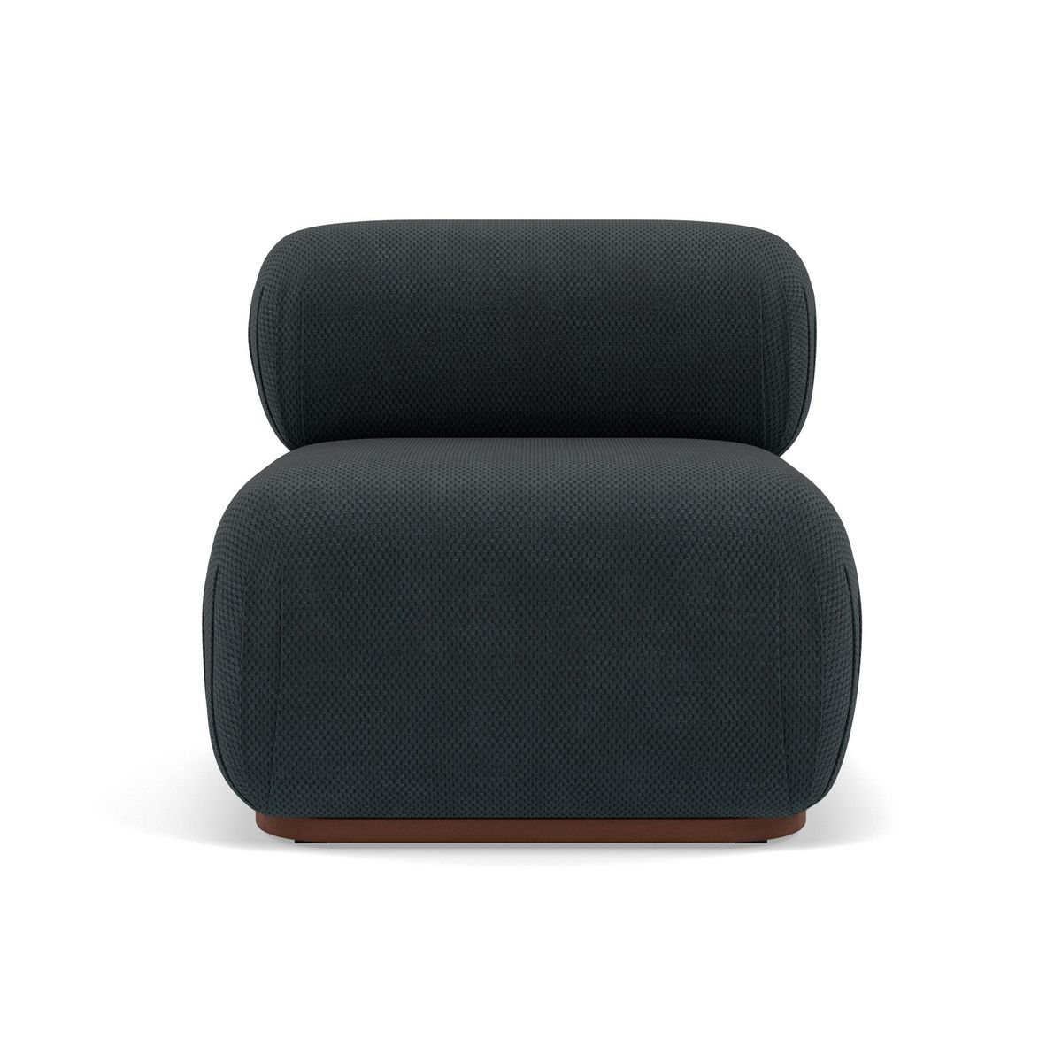 LISA DESIGN Penelope - module d'assise en velours texturé