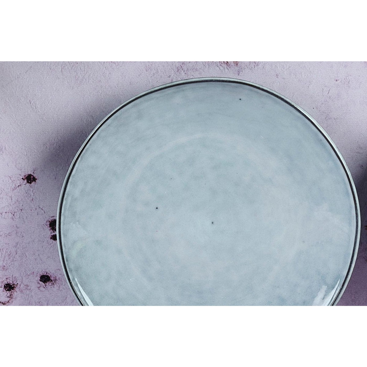 BJORN Assiette CLOUD Ø21,5cm - 6 pièces - Gris orage