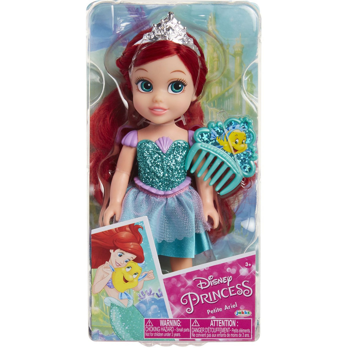 JAKKS PACIFIC Poupée Disney - 15 cm - Petite Ariel