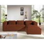 Voir la diapositive 5 : LISA DESIGN Stella - canapé d'angle - en velours côtelé - 4 places -style contemporain - droit