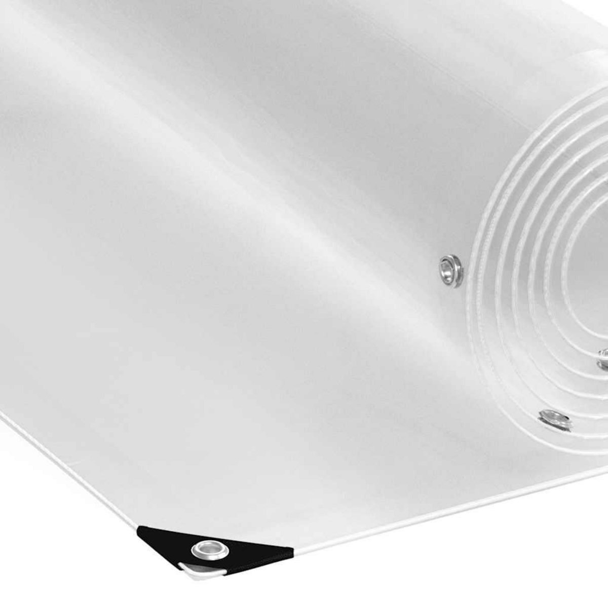 VIDAXL Bache transparente avec œillets 2x3 m PVC