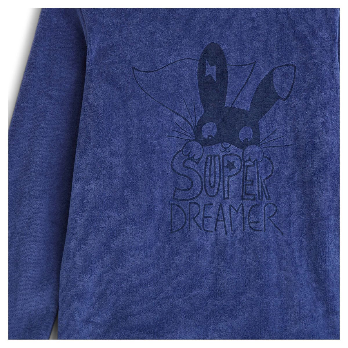 IN EXTENSO Ensemble pyjama velours lapin garçon