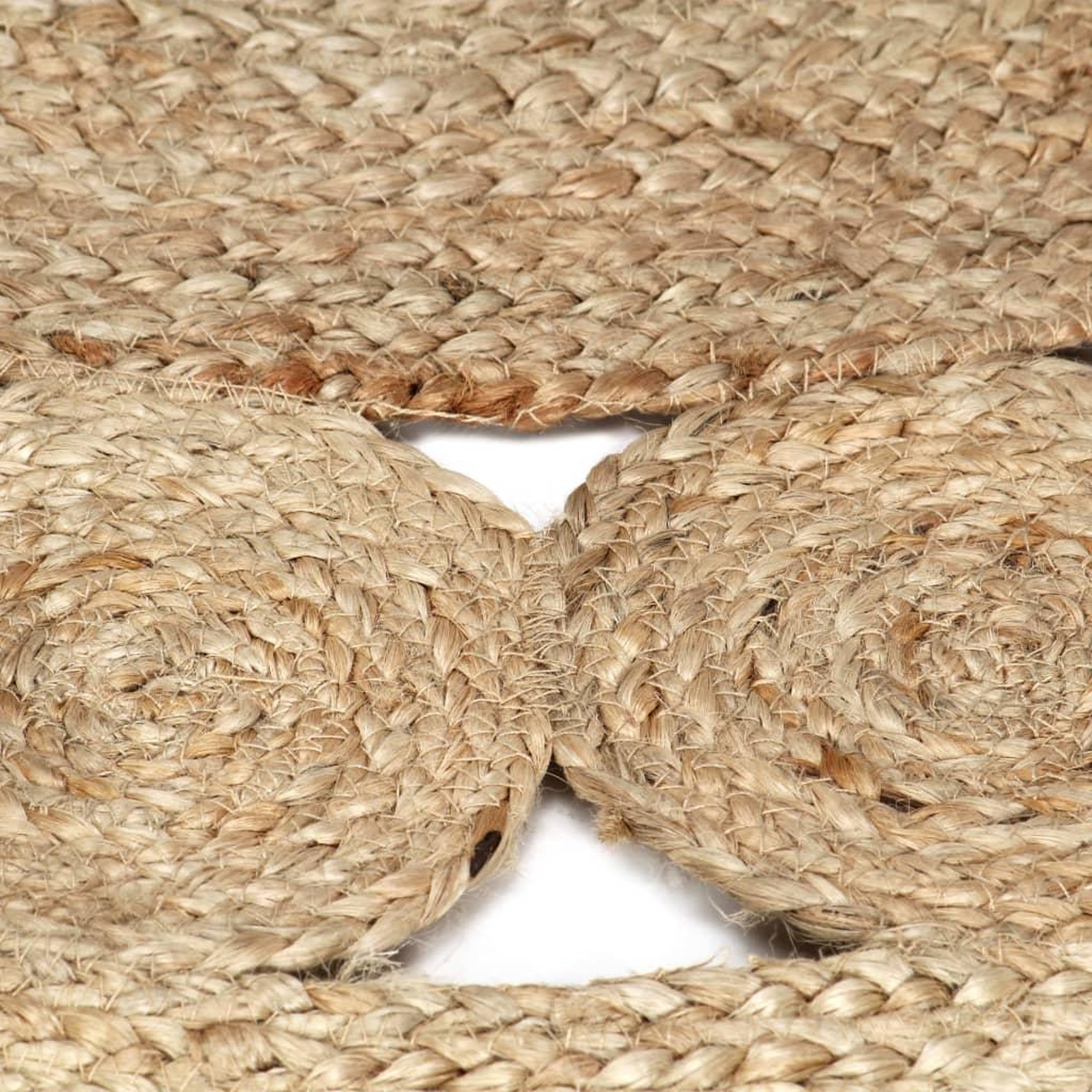 Voir la diapositive 5 : VIDAXL Tapis fait a la main Jute tressee 90 cm