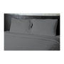 Voir la diapositive 2 : HOME LINGE PASSION Drap plat - HOME LINGE PASSION - 180 x 290 cm - 1 personne - Anthracite