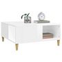 Voir la diapositive 4 : VIDAXL Table basse blanc brillant 80x80x36,5 cm bois d'ingenierie