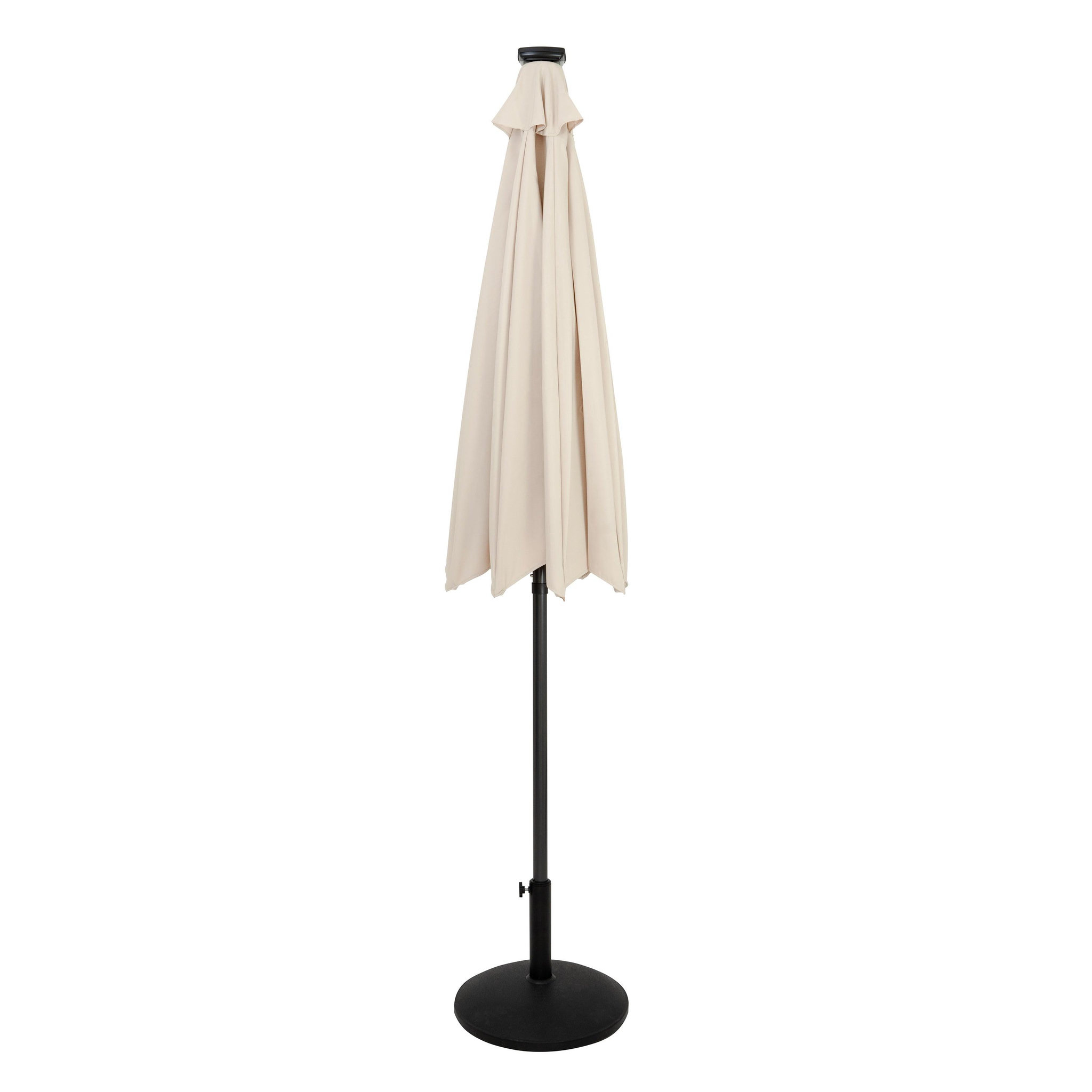 Voir la diapositive 2 : Monster Parasol Inclinable à LED 2,7 m & Socle en Béton
