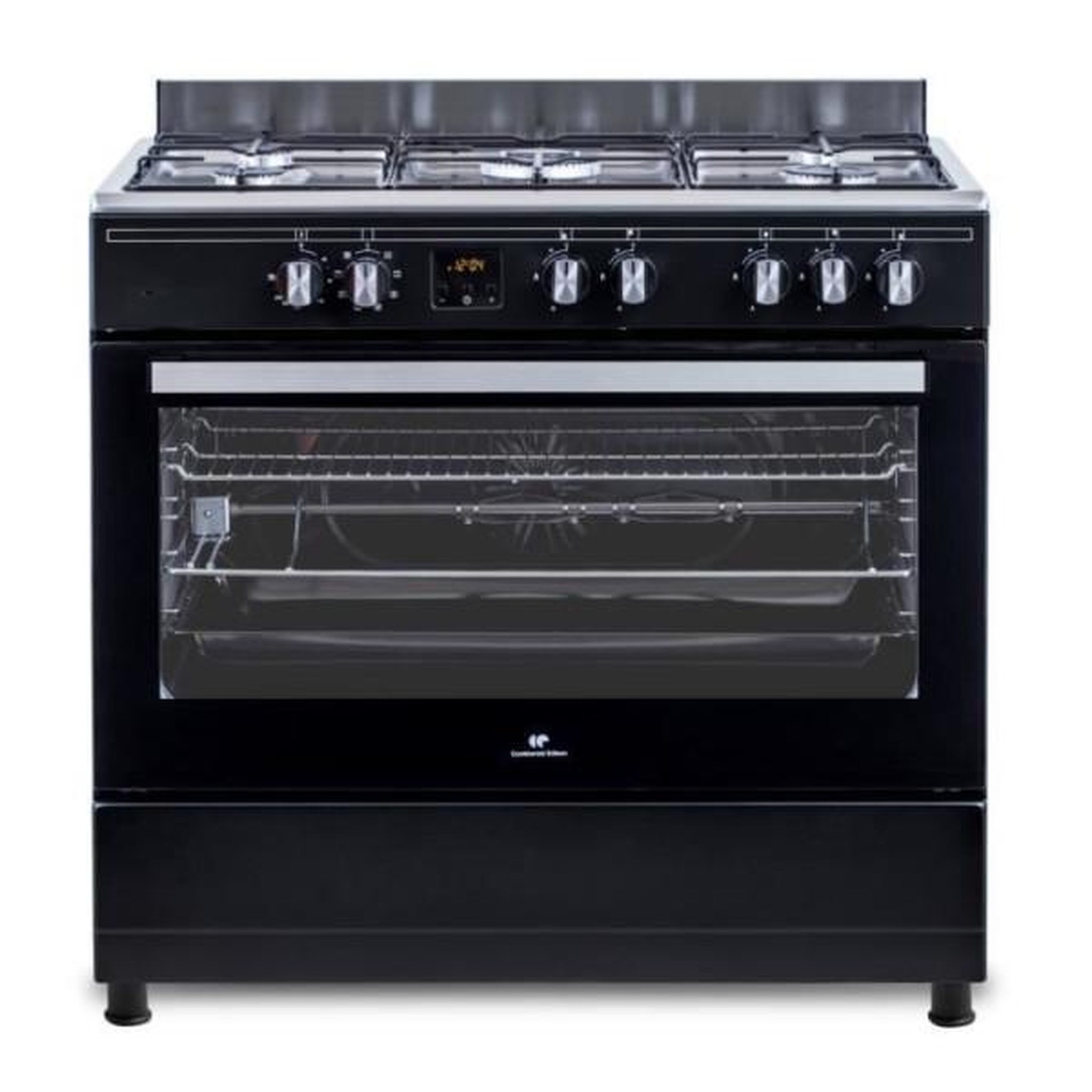 CONTINENTAL EDISON Cuisiniere  piano four multifonctions catalyse - CONTINENTAL EDISON - CECP9060BDD- 95 L - Affichage digital - L90 x H 85 cm - Noi