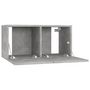 Voir la diapositive 5 : VIDAXL Meubles TV 4 pcs Gris beton 60x30x30 cm Bois d'ingenierie