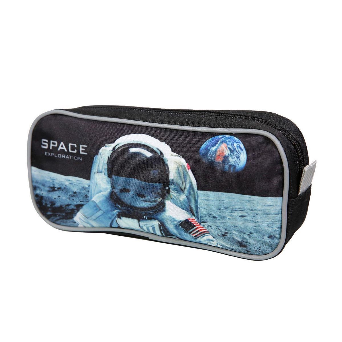 Bagtrotter Trousse scolaire rectangulaire Nasa Astronaute Noire Bagtrotter