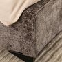 Voir la diapositive 5 : IDIMEX Lit double LEVERDA 140 x 190 cm, revêtement en tissu