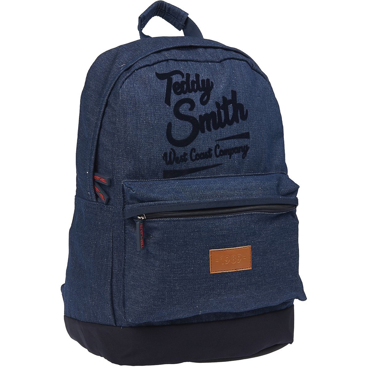 TEDDY SMITH Sac à dos 1 compartiment bleu DENIM