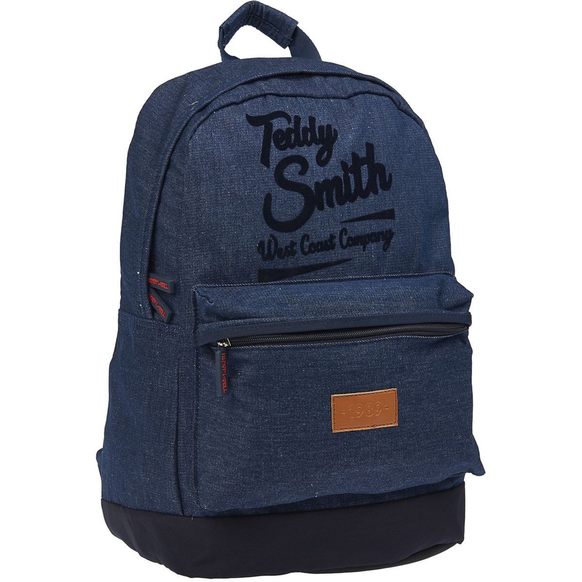 TEDDY SMITH Sac à dos 1 compartiment bleu DENIM