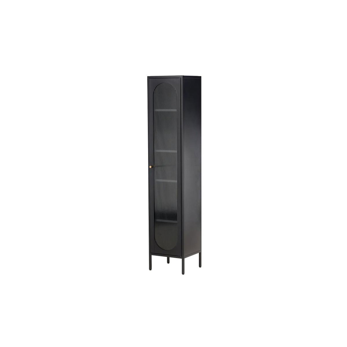 Paris Prix Vitrine Design en Métal  Cali  180cm Noir