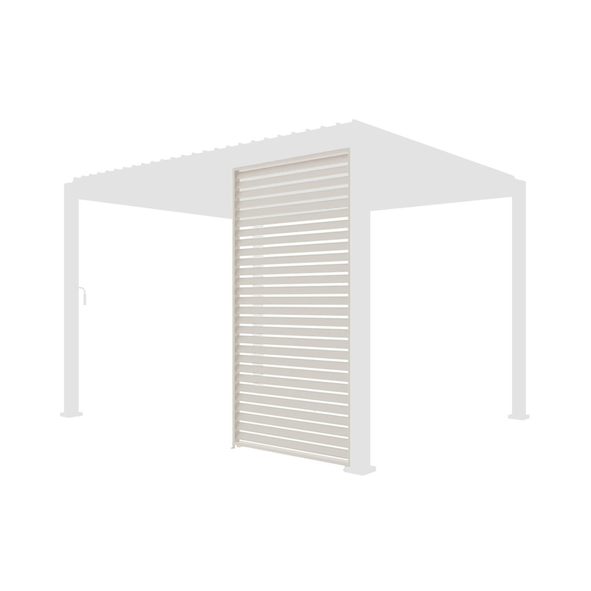SWEEEK Persienne pour pergola bioclimatique Triomphe, aluminium