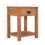 Voir la diapositive 6 : VIDAXL Table de chevet 35x35x50 cm bois de teck massif