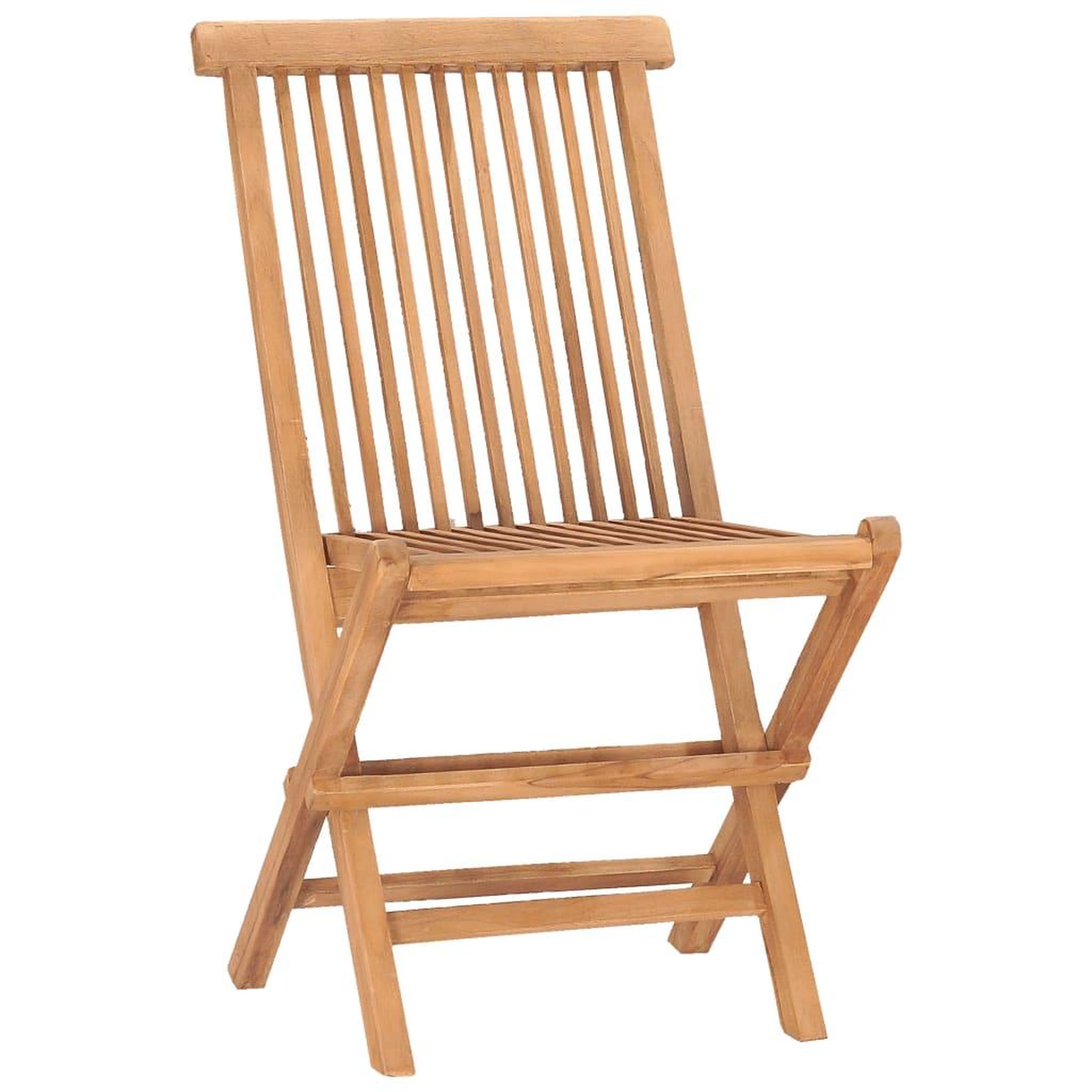 Voir la diapositive 4 : VIDAXL Ensemble a manger d'exterieur pliable avec coussin 3 pcs Teck
