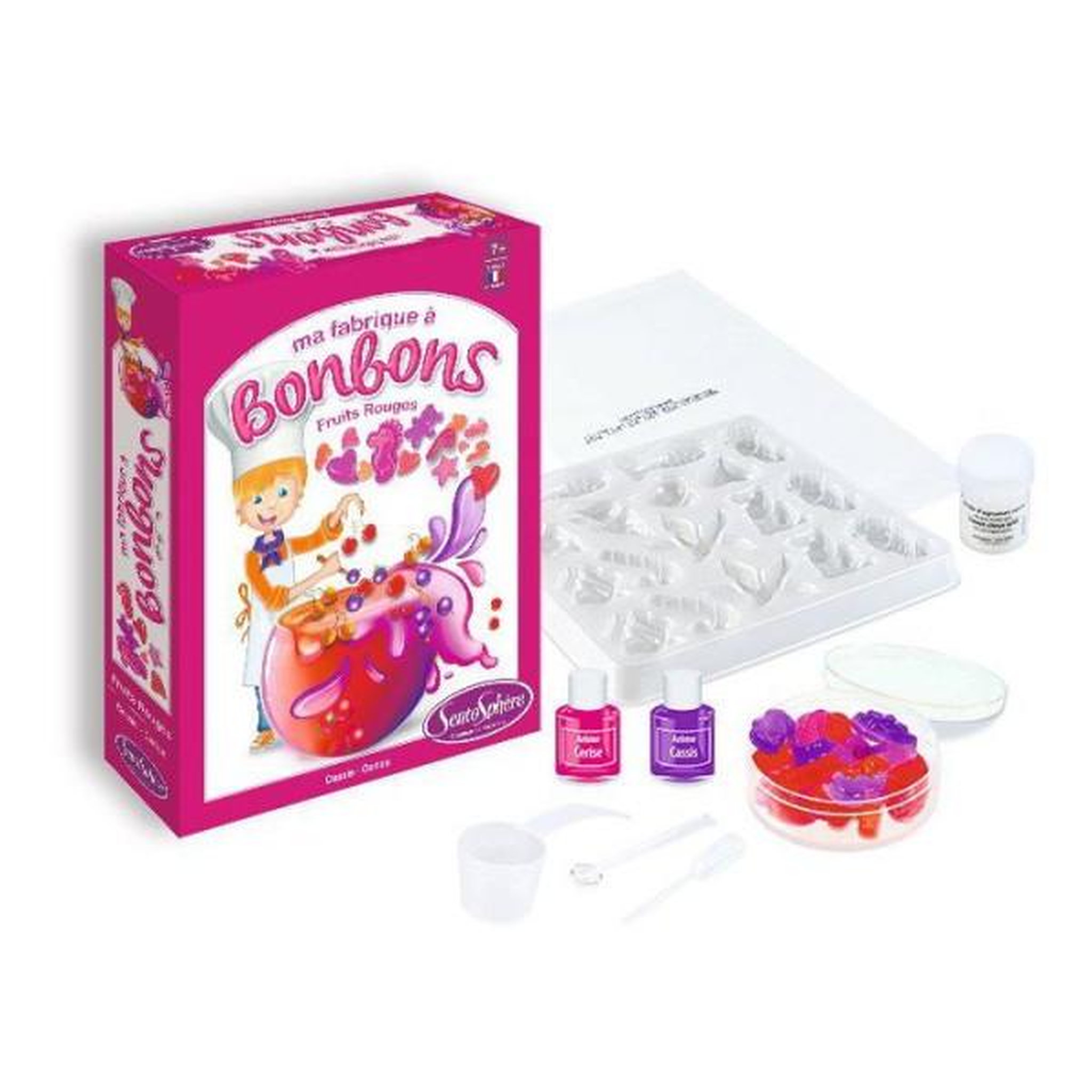 Voir la diapositive 4 : Sentosphere Ma mini fabrique a bonbon saveurs Fruits rouge