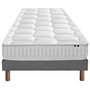Voir la diapositive 1 : IDLITERIE Ensemble literie : matelas à ressorts ODYSSEE et mémoire de forme avec sommier - Qualité française