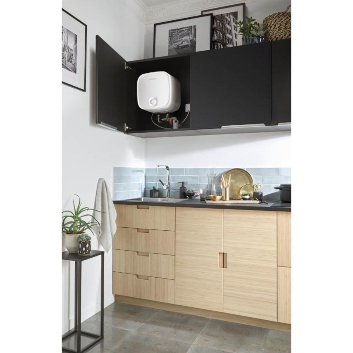 Atlantic Chauffe eau électrique 30L carré sur évier ODEO ATLANTIC 831232