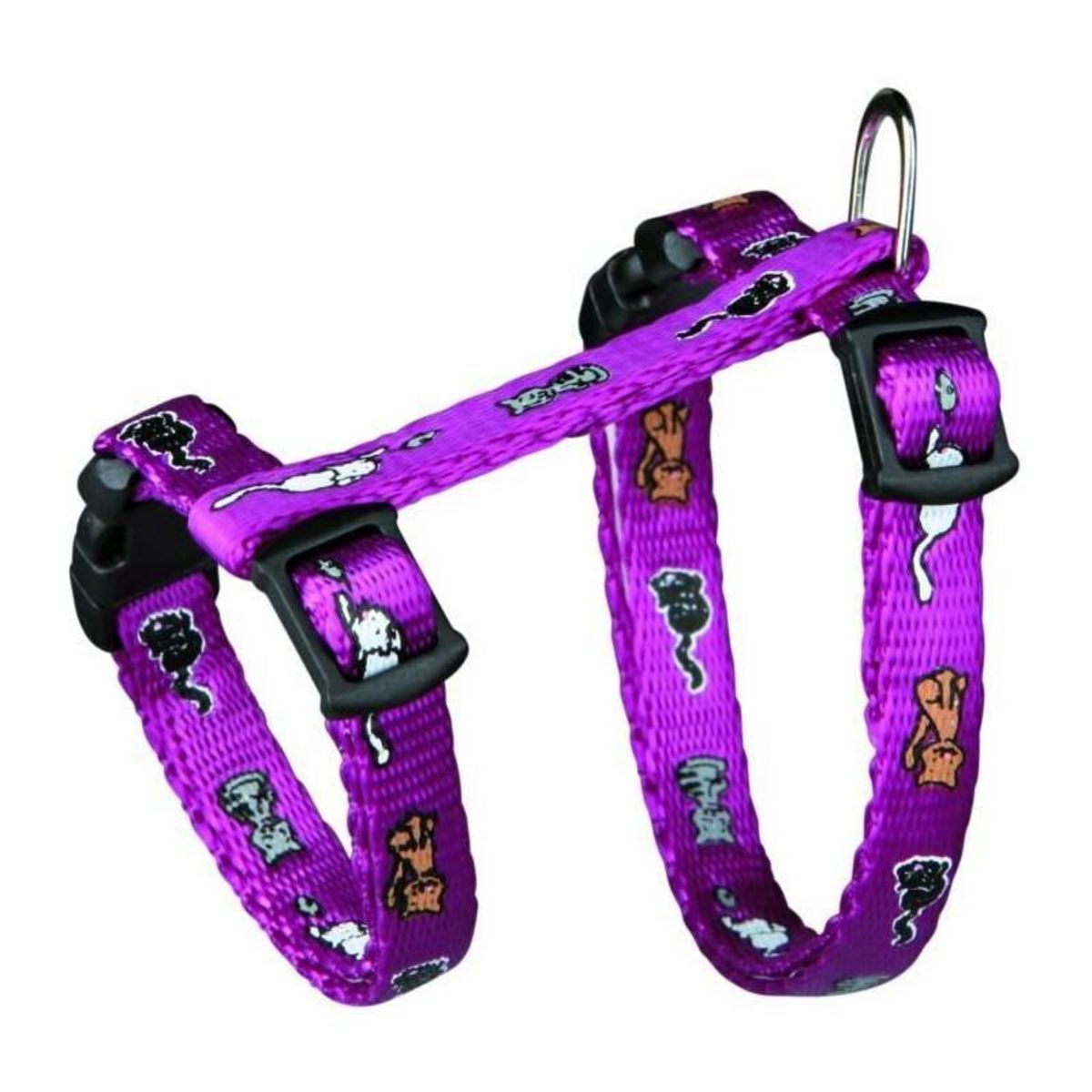 Trixie Junior harnais chaton avec laisse - TRIXIE - Motif chat - 21–33 cm / 8 mm - 1,20 m