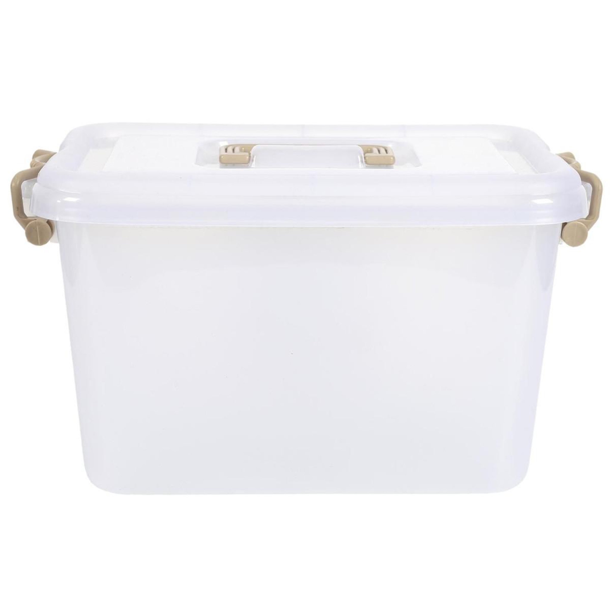 Voir la diapositive 2 : Je cherche une idee Boîte de rangement avec poignée  lia  10l transparent