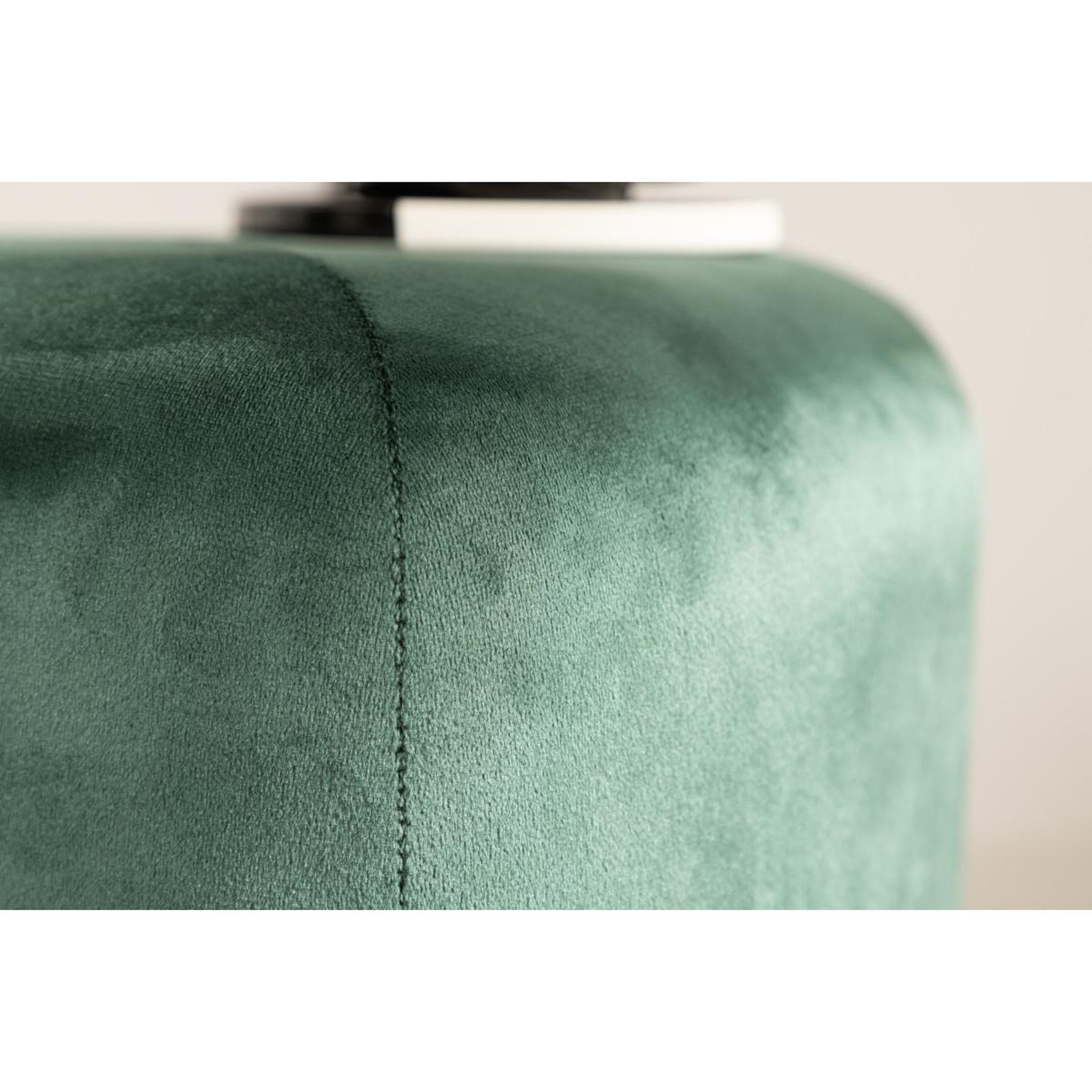 Voir la diapositive 6 : Paris Prix Pouf en velours  peg  46cm vert