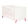 Voir la diapositive 1 : BABY PRICE Lit bébé évolutif Little Big Bed 140x70cm JOY coloris rose