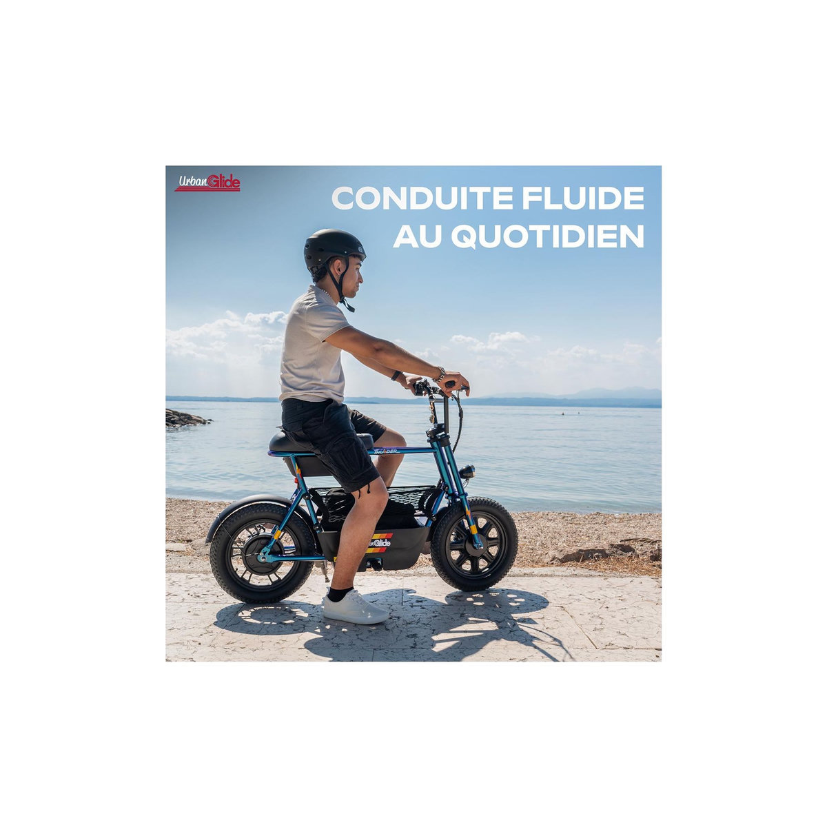 URBANGLIDE URBANGLIDE Thunder 160 Draisienne Électrique 25 km/h, Autonomie 30 km, Freins à Disque, Roues 16''