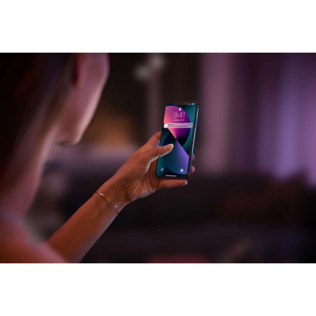 Philips Caméra de surveillance HUE SECURE sans fil noire