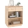 Voir la diapositive 4 : VIDAXL Armoire console 60x34x75 cm Bois de pin solide