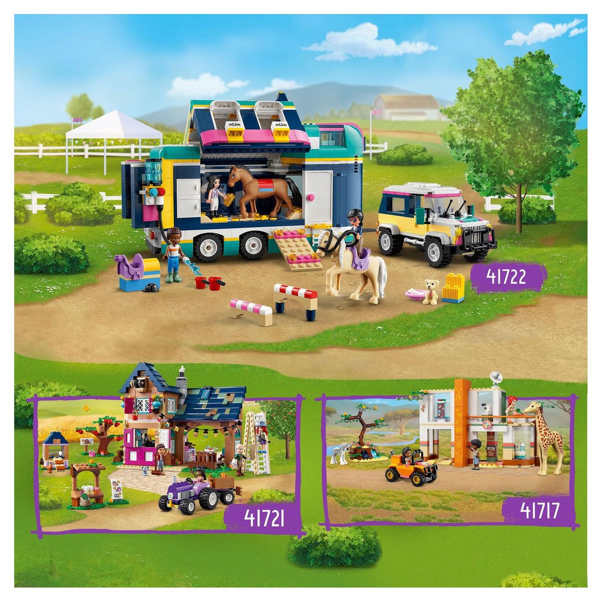 LEGO Friends 41717 Le Centre de Sauvetage de la Faune de Mia, avec Figurines d'Animaux