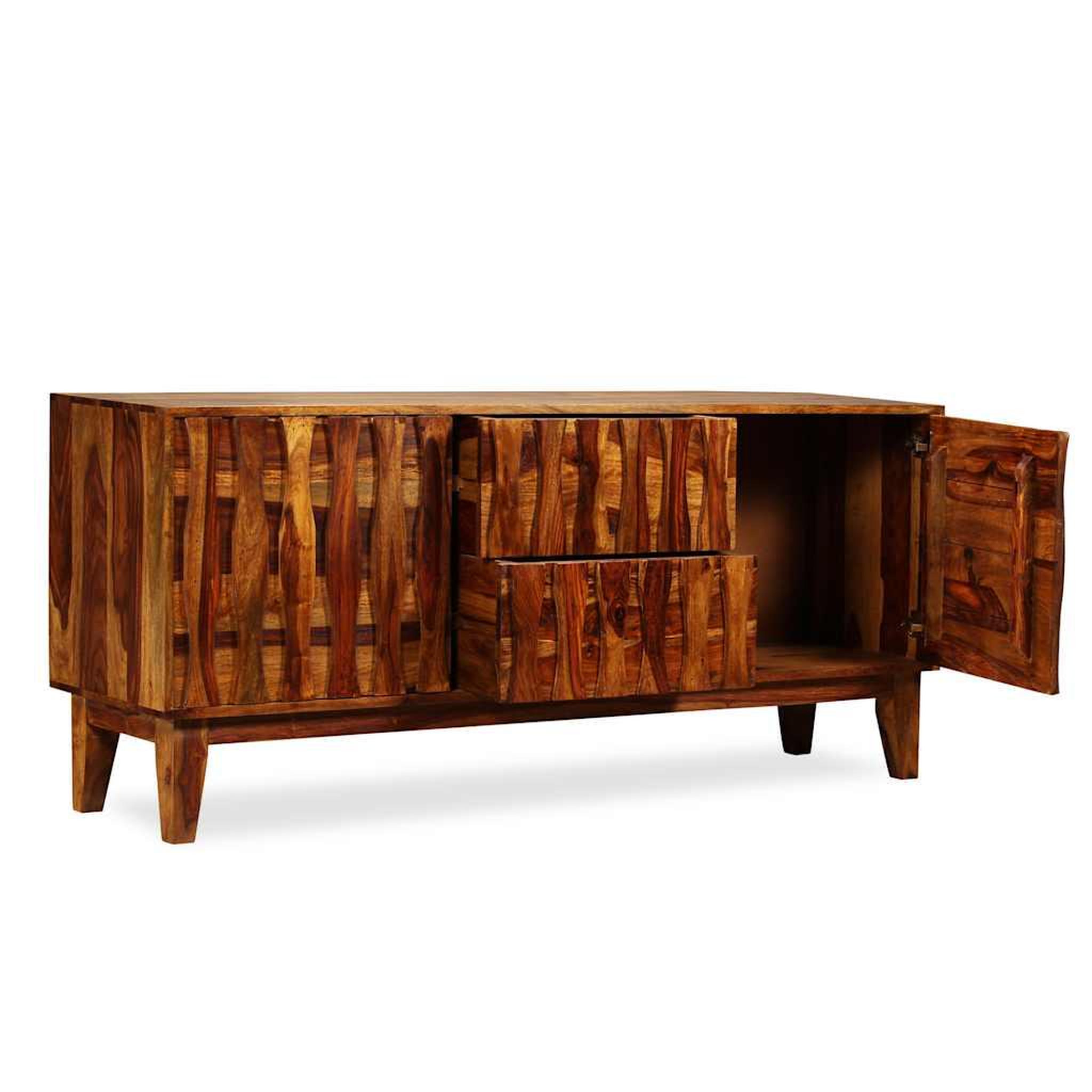 Voir la diapositive 3 : VIDAXL Buffet Bois massif 160x45x70 cm