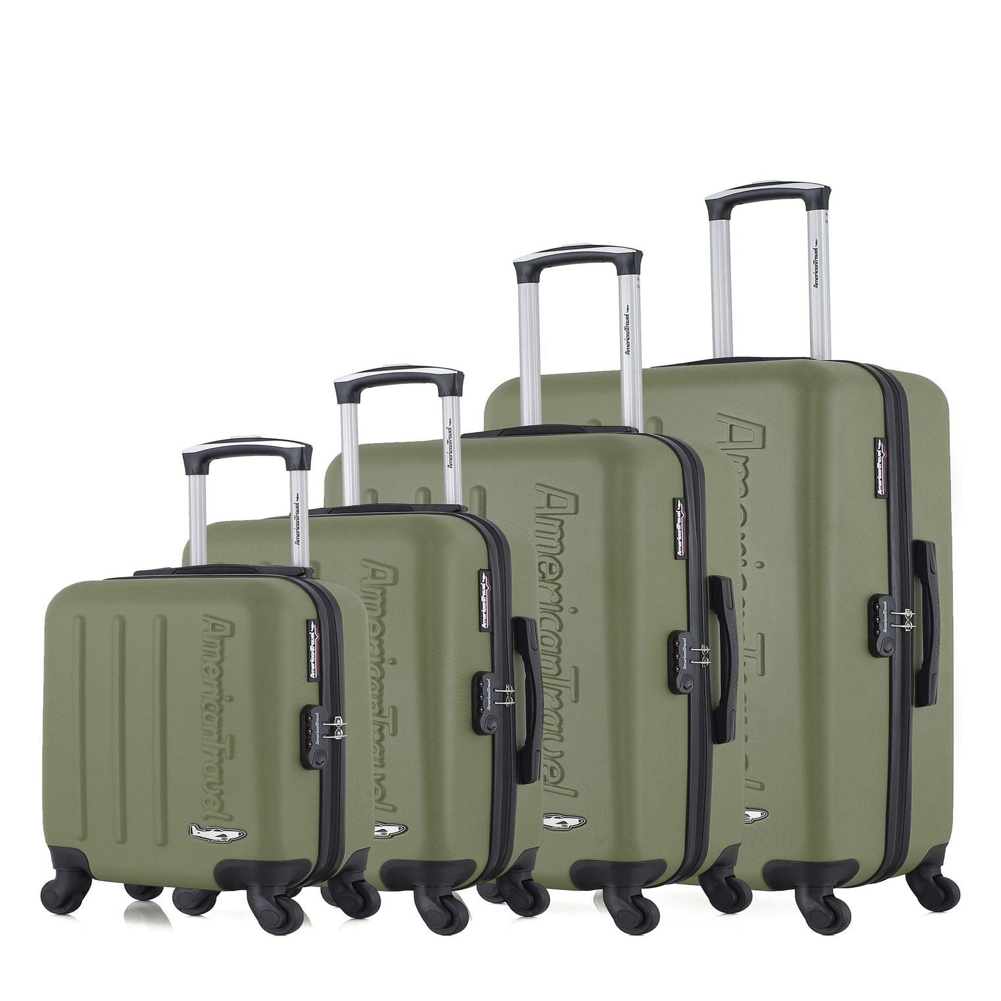 AMERICAN TRAVEL American travel - set de 4 valises bronx-m 75 cm 4 roues