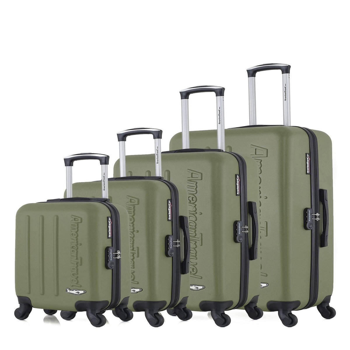 AMERICAN TRAVEL AMERICAN TRAVEL - Set de 4 Valises BRONX-M 75 cm 4 Roues