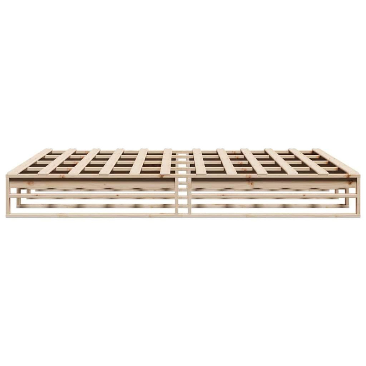 VIDAXL Cadre de lit sans matelas 180x200 cm bois massif de pin
