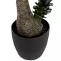  Plante Artificielle en Pot  Yucca  130cm Vert & Noir