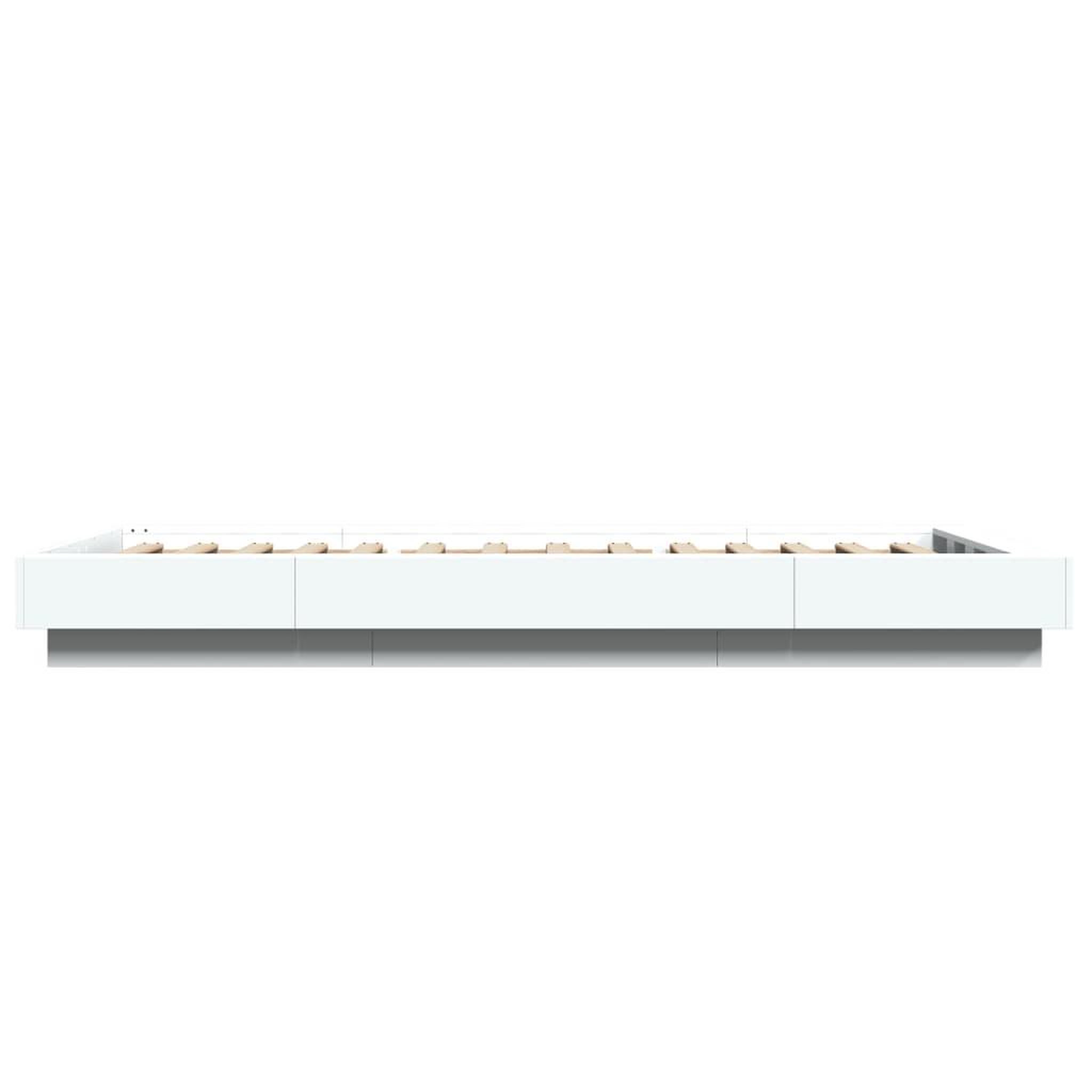 Voir la diapositive 5 : VIDAXL Cadre de lit sans matelas blanc 75x190 cm