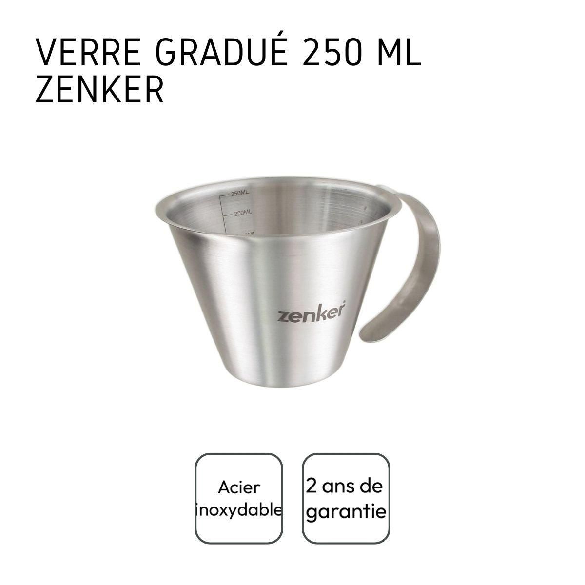 ZENKER Verre doseur 250 ml Zenker Smart Pastry
