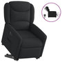 Voir la diapositive 1 : VIDAXL Fauteuil inclinable electrique noir tissu