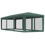 Voir la diapositive 5 : VIDAXL Tente de fete avec 8 parois laterales en maille Vert 3x9 m PEHD