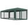 Voir la diapositive 5 : VIDAXL Tente de fete avec 8 parois laterales en maille Vert 3x9 m PEHD